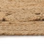 Round rug with braided jute design 90 cm by vidaXL, Rugs - Ref: Foro24-245342, Price: 32,56 €, Discount: %