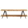 Solid mango wood TV cabinet 160x40x50 cm by vidaXL, TV Furniture - Ref: Foro24-247885, Price: 207,49 €, Discount: %