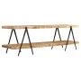 Solid mango wood TV cabinet 160x40x50 cm by vidaXL, TV Furniture - Ref: Foro24-247885, Price: 207,49 €, Discount: %
