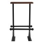 Hochtisch- und Hocker-Set, 3-teilig, aus massivem Recyclingholz von vidaXL, Möbelsets für Küchen und Esszimmer - Ref: Foro24-...