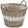 Wicker flower bed with PE lining 4 units by vidaXL, Pots and planters - Ref: Foro24-246830, Price: 79,03 €, Discount: %