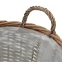 Arriate de mimbre con forro de PE 4 unidades de vidaXL, Maceteros y jardineras - Ref: Foro24-246830, Precio: 77,27 €, Descuen...