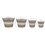 Wicker flower bed with PE lining 4 units by vidaXL, Pots and planters - Ref: Foro24-246830, Price: 79,03 €, Discount: %