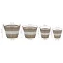 Wicker flower bed with PE lining 4 units by vidaXL, Pots and planters - Ref: Foro24-246830, Price: 74,52 €, Discount: %