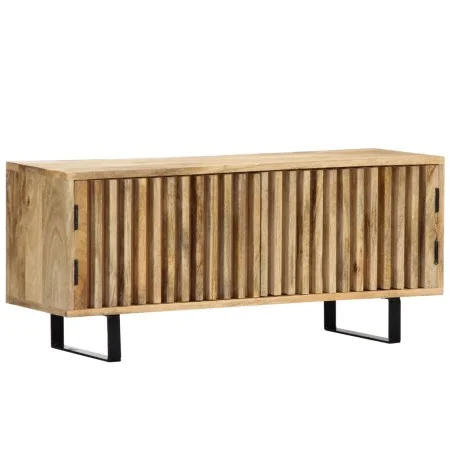 Solid mango wood TV cabinet 90x30x40 cm by vidaXL, TV Furniture - Ref: Foro24-247896, Price: 200,01 €, Discount: %