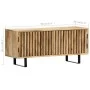 Solid mango wood TV cabinet 90x30x40 cm by vidaXL, TV Furniture - Ref: Foro24-247896, Price: 200,01 €, Discount: %