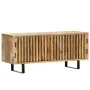 Solid mango wood TV cabinet 90x30x40 cm by vidaXL, TV Furniture - Ref: Foro24-247896, Price: 200,01 €, Discount: %