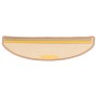 Felpudos para escaleras 15 uds 65x21x4 cm Marrón claro