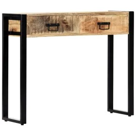 Solid mango wood console table 90x30x75 cm by vidaXL, Side tables - Ref: Foro24-247920, Price: 189,98 €, Discount: %