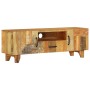 Handgeschnitzter TV-Schrank aus massivem Recyclingholz, 120 x 30 x 40 cm von vidaXL, TV-Möbel - Ref: Foro24-247909, Preis: 20...