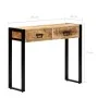 Solid mango wood console table 90x30x75 cm by vidaXL, Side tables - Ref: Foro24-247920, Price: 189,98 €, Discount: %