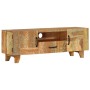 Handgeschnitzter TV-Schrank aus massivem Recyclingholz, 120 x 30 x 40 cm von vidaXL, TV-Möbel - Ref: Foro24-247909, Preis: 20...