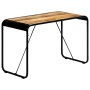 Massivholz-Esstisch aus grobem Mangoholz 118x60x76 cm von vidaXL, Küchen- und Esstische - Ref: Foro24-247868, Preis: 134,62 €...