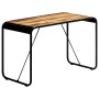 Massivholz-Esstisch aus grobem Mangoholz 118x60x76 cm von vidaXL, Küchen- und Esstische - Ref: Foro24-247868, Preis: 134,62 €...