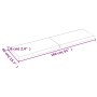 Wandregal aus dunkelbraun behandeltem Eichenholz, 160 x 40 x (2-6) cm von vidaXL, Regale und Regale - Ref: Foro24-363831, Pre...