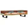 Solid recycled wood and steel coffee table 120x50x30 cm by vidaXL, Side tables - Ref: Foro24-247912, Price: 200,56 €, Discoun...