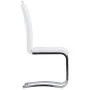 Cantilever dining chairs 2 units white synthetic leather by vidaXL, dining chairs - Ref: Foro24-281777, Price: 155,32 €, Disc...