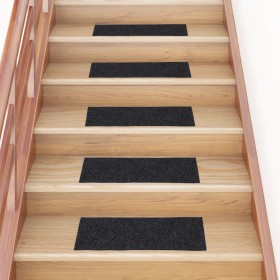 Felpudos autoadhesivos para escaleras, 15 unidades, 60 x 25 cm