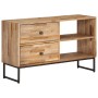 Mueble para TV de madera de teca reciclada 90x30x55 cm de vidaXL, Muebles TV - Ref: Foro24-246081, Precio: 160,83 €, Descuent...