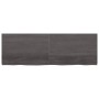 Estante pared madera roble tratada marrón oscuro 180x60x(2-4)cm von vidaXL, Regale und Regale - Ref: Foro24-363842, Preis: 79...