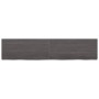Wall shelf made of dark brown treated oak wood 180x40x(2-6)cm by vidaXL, Shelves and shelves - Ref: Foro24-363839, Price: 68,...