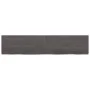 Wandregal aus dunkelbraunem, behandeltem Eichenholz 180x40x(2-6)cm von vidaXL, Regale und Regale - Ref: Foro24-363839, Preis:...