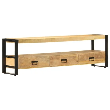 Mueble para TV madera maciza de mango 150x30x45 cm de vidaXL, Muebles TV - Ref: Foro24-247906, Precio: 221,12 €, Descuento: %