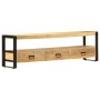 TV-Schrank aus massivem Mangoholz, 150 x 30 x 45 cm von vidaXL, TV-Möbel - Ref: Foro24-247906, Preis: 225,36 €, Rabatt: %