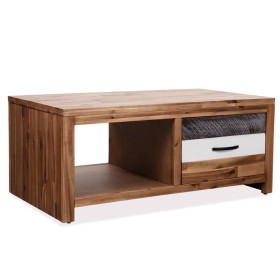 Solid acacia wood coffee table 90x50x37.5 cm by vidaXL, Coffee table - Ref: Foro24-246043, Price: 157,59 €, Discount: %