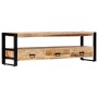 Mueble para TV madera maciza de mango 150x30x45 cm de vidaXL, Muebles TV - Ref: Foro24-247906, Precio: 223,08 €, Descuento: %