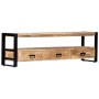 TV-Schrank aus massivem Mangoholz, 150 x 30 x 45 cm von vidaXL, TV-Möbel - Ref: Foro24-247906, Preis: 225,36 €, Rabatt: %
