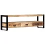 TV-Schrank aus massivem Mangoholz, 150 x 30 x 45 cm von vidaXL, TV-Möbel - Ref: Foro24-247906, Preis: 221,12 €, Rabatt: %