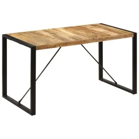 Esstisch 140x70x75 cm aus massivem Mangoholz von vidaXL, Küchen- und Esstische - Ref: Foro24-247420, Preis: 228,09 €, Rabatt: %