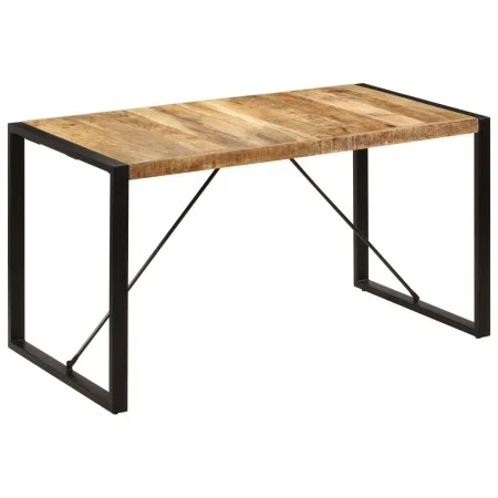 Dining table 140x70x75 cm solid mango wood by vidaXL, Kitchen and dining tables - Ref: Foro24-247420, Price: 228,62 €, Discou...
