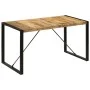 Dining table 140x70x75 cm solid mango wood by vidaXL, Kitchen and dining tables - Ref: Foro24-247420, Price: 228,62 €, Discou...