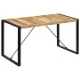Dining table 140x70x75 cm solid mango wood by vidaXL, Kitchen and dining tables - Ref: Foro24-247420, Price: 228,62 €, Discou...