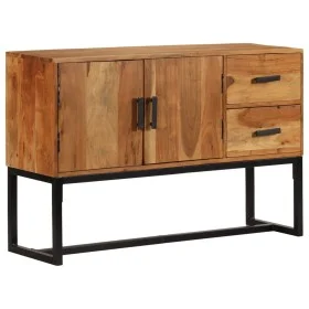 Sideboard aus massivem braunem Akazienholz, 110 x 30 x 70 cm von vidaXL, Sideboards - Ref: Foro24-246142, Preis: 284,50 €, Ra...
