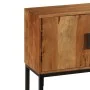 Solid brown acacia wood sideboard 110x30x70 cm by vidaXL, Sideboards - Ref: Foro24-246142, Price: 299,38 €, Discount: %