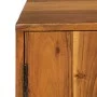 Solid brown acacia wood sideboard 110x30x70 cm by vidaXL, Sideboards - Ref: Foro24-246142, Price: 299,38 €, Discount: %