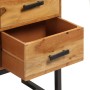 Solid brown acacia wood sideboard 110x30x70 cm by vidaXL, Sideboards - Ref: Foro24-246142, Price: 302,83 €, Discount: %