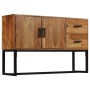 Sideboard aus massivem braunem Akazienholz, 110 x 30 x 70 cm von vidaXL, Sideboards - Ref: Foro24-246142, Preis: 302,94 €, Ra...