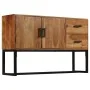 Solid brown acacia wood sideboard 110x30x70 cm by vidaXL, Sideboards - Ref: Foro24-246142, Price: 299,38 €, Discount: %