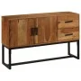 Aparador madera maciza de acacia marrón 110x30x70 cm de vidaXL, Aparadores - Ref: Foro24-246142, Precio: 299,38 €, Descuento: %