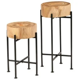 Set of side tables 2 units solid acacia wood by vidaXL, Side tables - Ref: Foro24-246207, Price: 88,77 €, Discount: %