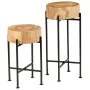 Set of side tables 2 units solid acacia wood by vidaXL, Side tables - Ref: Foro24-246207, Price: 88,77 €, Discount: %
