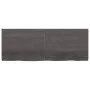 Estante pared madera roble tratada marrón oscuro 160x60x(2-6)cm von vidaXL, Regale und Regale - Ref: Foro24-363835, Preis: 84...