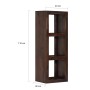 Solid acacia wood console cabinet 40x30x110 cm by vidaXL, Sideboards - Ref: Foro24-246159, Price: 131,02 €, Discount: %