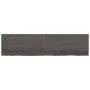 Dark brown treated oak wood wall shelf 200x50x(2-4)cm by vidaXL, Shelves and shelves - Ref: Foro24-363848, Price: 75,19 €, Di...