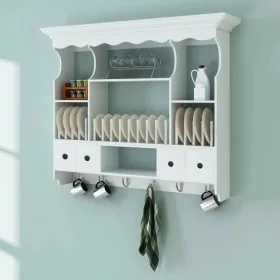 Mueble de pared para cocina de madera blanco de vidaXL, Armarios de cocina - Ref: Foro24-241372, Precio: 228,59 €, Descuento: %