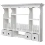White wooden kitchen wall cabinet by vidaXL, Kitchen cabinets - Ref: Foro24-241372, Price: 228,59 €, Discount: %